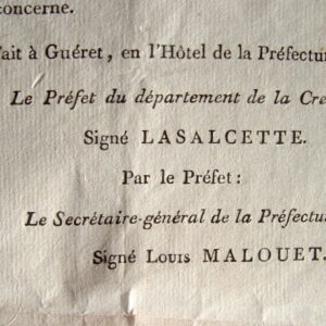 Creuse. 2 affiches révolutionnaires.