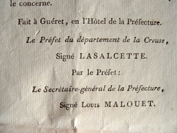 Creuse. 2 affiches révolutionnaires.