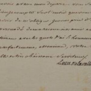 Le grand bibliophile, duc de La Vallière, rémunéré pour les bois de son duché.