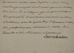 Le grand bibliophile, duc de La Vallière, rémunéré pour les bois de son duché.