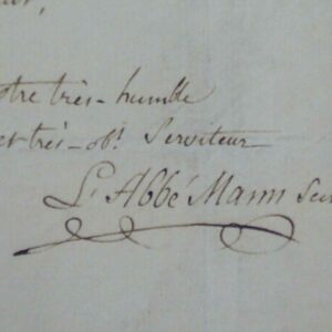 L'Abbé Mann, naturaliste et astronome, remet les médailles de l'Académie de Bruxelles.