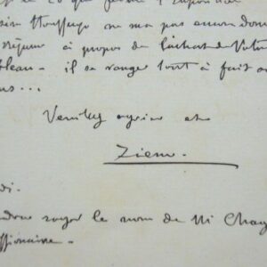 Félix Ziem attend une réponse d'Arsène Houssaye pour l'achat d'un tableau