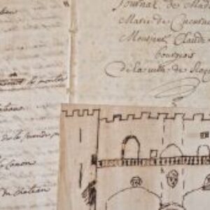 Ensemble de manuscrits début XVIIIe sur Roquemaure et son château.