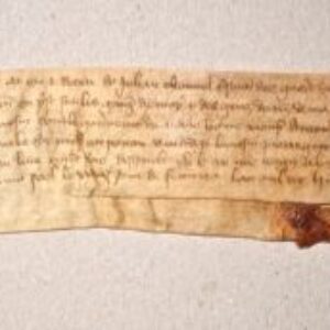 Charte de la guerre de cent ans à Saint-Auvent (Haute-Vienne).