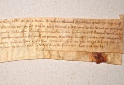 Charte de la guerre de cent ans à Saint-Auvent (Haute-Vienne).