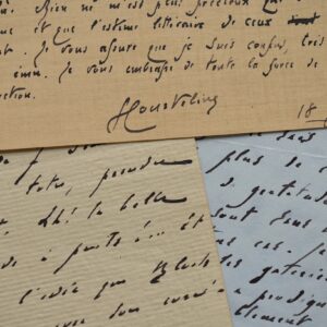 Belle correspondance de Courteline à Robert de Flers.