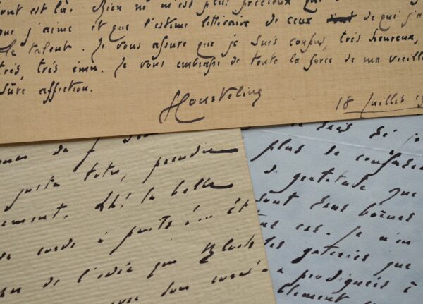 Belle correspondance de Courteline à Robert de Flers.