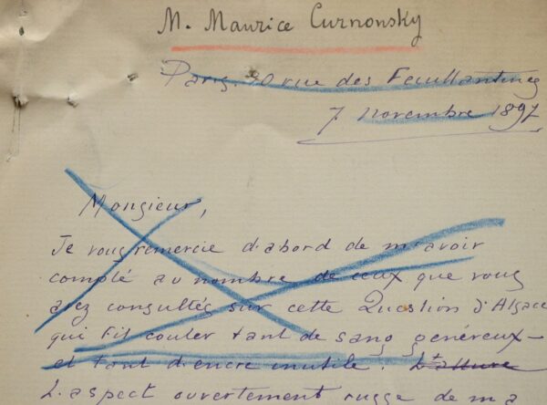 Maurice Curnonsky témoigne sur la génération née après la Guerre de 1870.