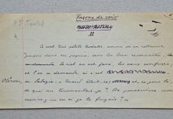 Fragment inédit d'un manuscrit de Paul-Jean Toulet.