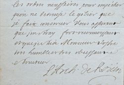 Jacques Nicolas Colbert protège le gibier autour du château de Gaillon.