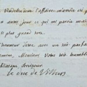 Le duc de Villars fait punir un homme pour violence envers des femmes.