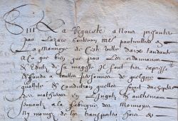 Une action menée contre les receleurs de métaux précieux de Toulon au XVIIe.