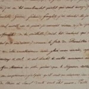 Spirituelle lettre du dramaturge marseillais Etienne-François de Lantier.